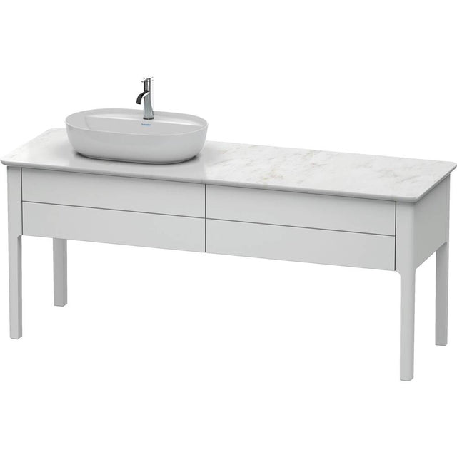 Duravit - Luv Two Drawer Floorstanding Vanity Unit White - White Satin Matte