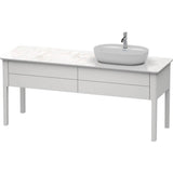 Duravit - Luv Two Drawer Floorstanding Vanity Unit White - White Satin Matte