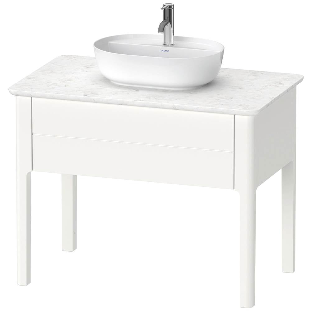 Duravit - Luv One Drawer Floorstanding Vanity Unit White - White Satin Matte