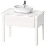 Duravit - Luv One Drawer Floorstanding Vanity Unit White - White Satin Matte