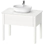 Duravit - Luv One Drawer Floorstanding Vanity Unit White - White Satin Matte