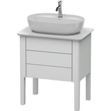Duravit - Luv One Drawer Floorstanding Vanity Unit White - White Satin Matte