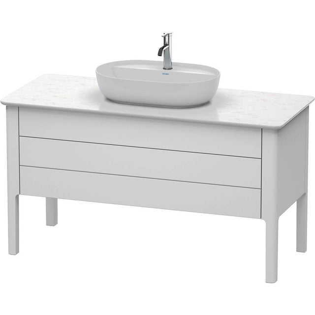 Duravit - Luv One Drawer Floorstanding Vanity Unit White - White Satin Matte
