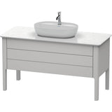 Duravit - Luv One Drawer Floorstanding Vanity Unit Nordic White - Nordic White Satin Matte