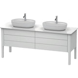 Duravit - Luv Two Drawer Floorstanding Vanity Unit White - White Satin Matte