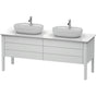 Duravit - Luv Two Drawer Floorstanding Vanity Unit White - White Satin Matte