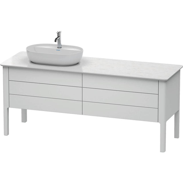 Duravit - Luv Two Drawer Floorstanding Vanity Unit White - White Satin Matte