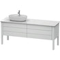Duravit - Luv Two Drawer Floorstanding Vanity Unit White - White Satin Matte