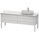 Duravit - Luv Two Drawer Floorstanding Vanity Unit White - White Satin Matte