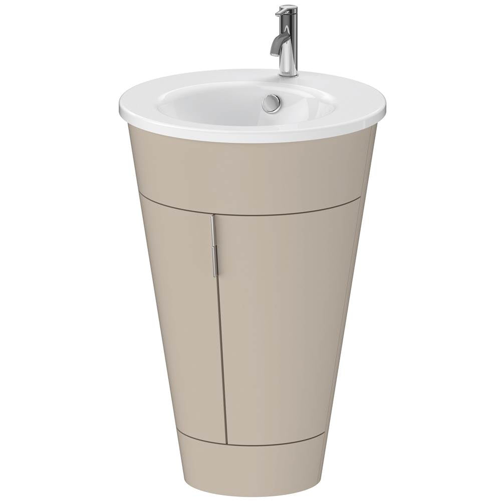 Duravit - Starck 1 Floorstanding Vanity Unit Taupe - Taupe Satin Matte