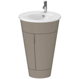 Duravit - Starck 1 Floorstanding Vanity Unit Stone Gray - Stone Gray Satin Matte