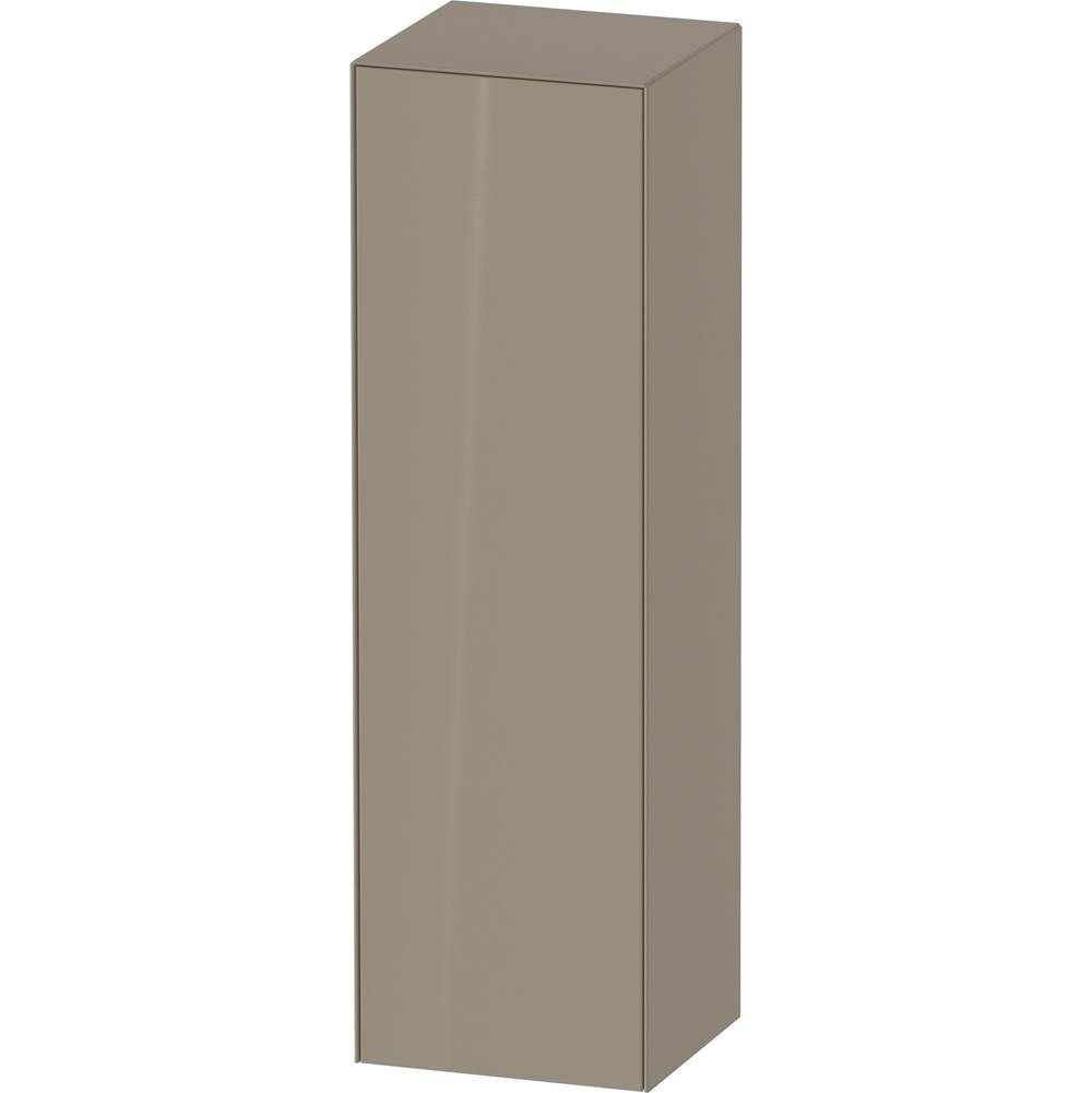 Duravit - White Tulip Semi-Tall Cabinet Stone Gray - Stone Gray High Gloss