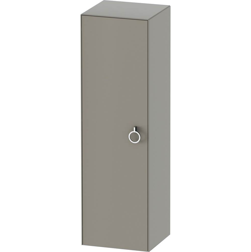 Duravit - White Tulip Semi-Tall Cabinet Stone Gray - Stone Gray Satin Matte