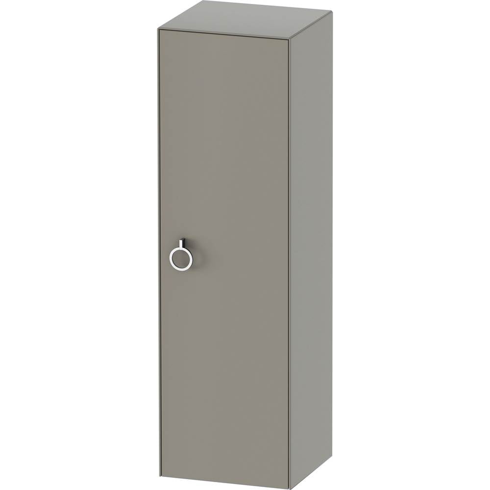 Duravit - White Tulip Semi-Tall Cabinet Stone Gray - Stone Gray Satin Matte