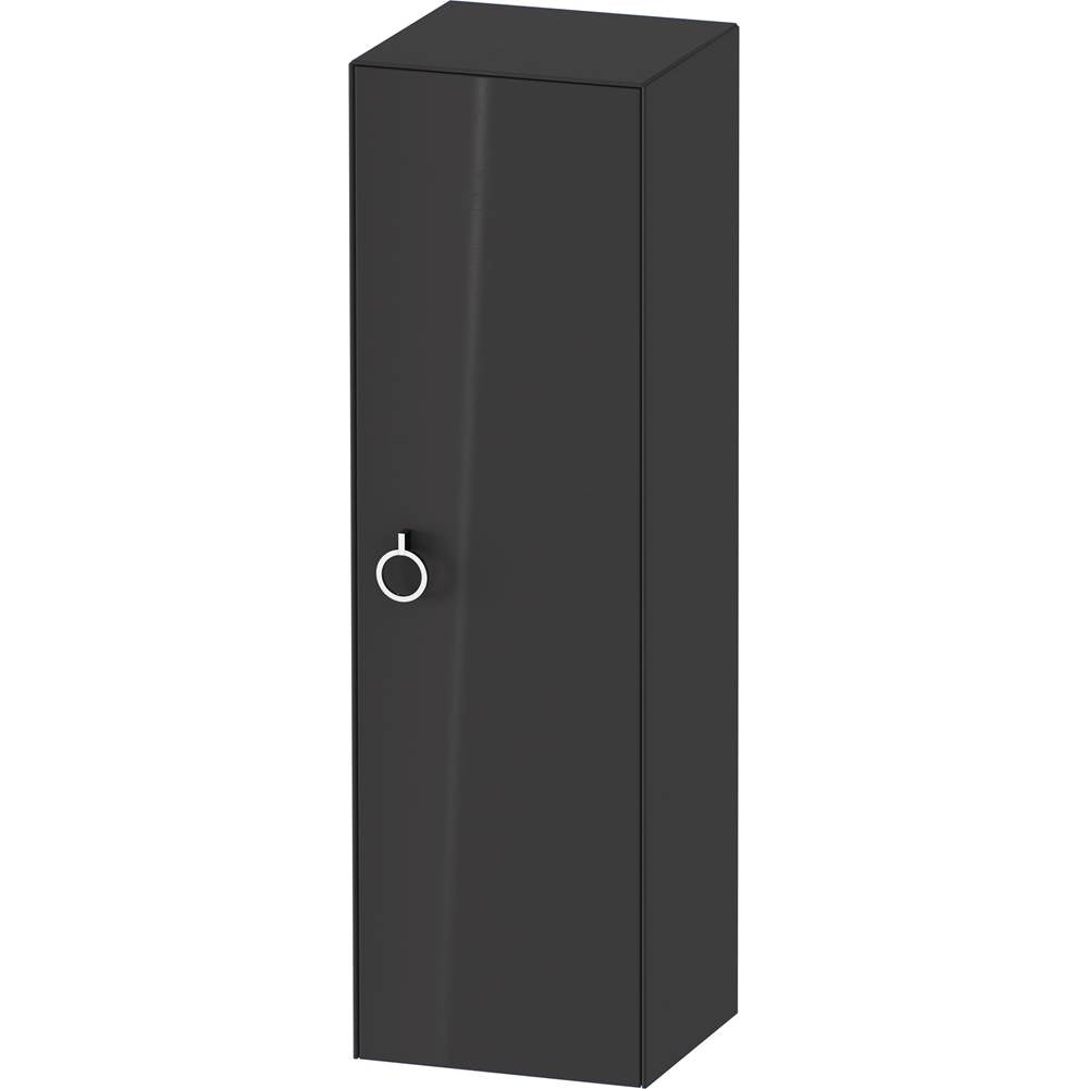 Duravit - White Tulip Semi-Tall Cabinet Graphite - Graphite High Gloss