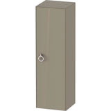 Duravit - White Tulip Semi-Tall Cabinet Stone Gray - Stone Gray High Gloss