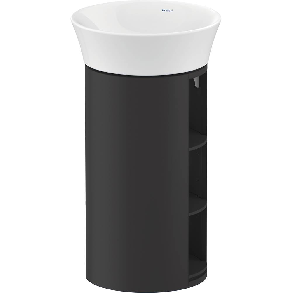 Duravit - White Tulip Floorstanding Vanity Unit Graphite - Graphite Satin Matte