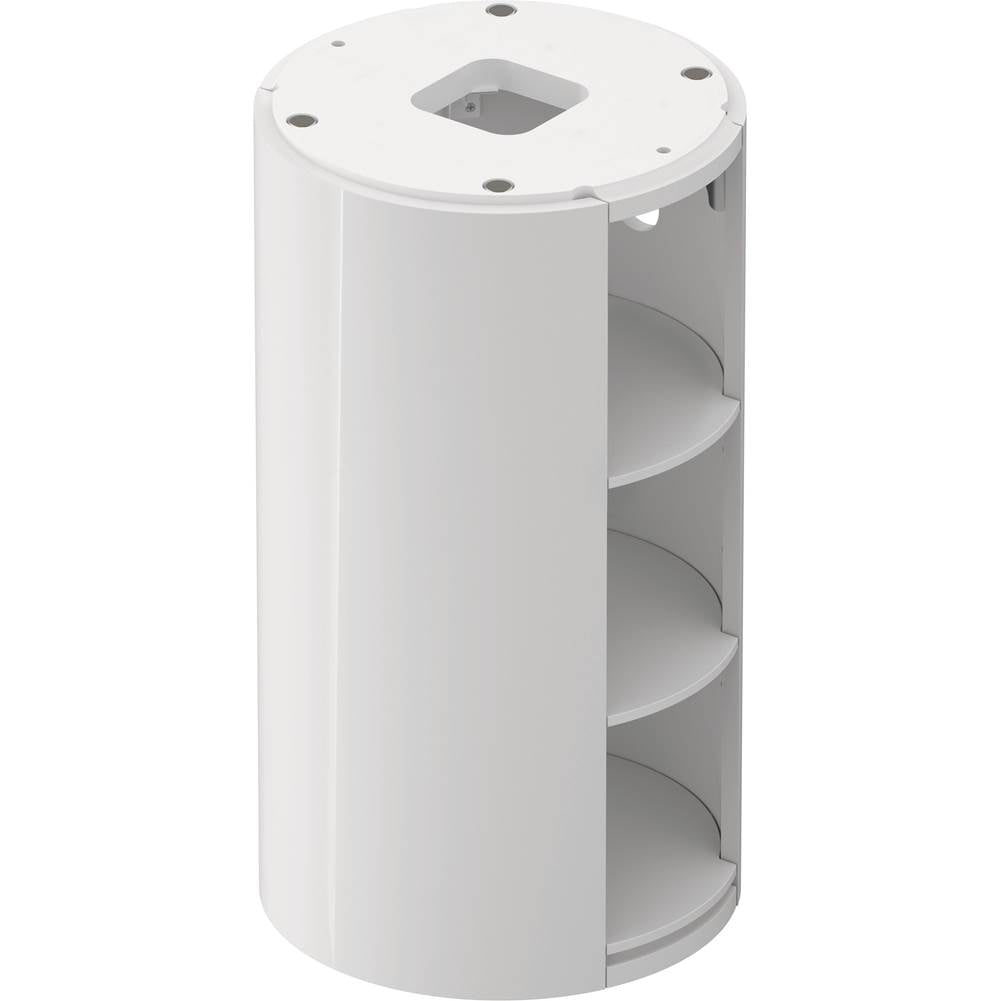 White Tulip Floorstanding Vanity Unit White