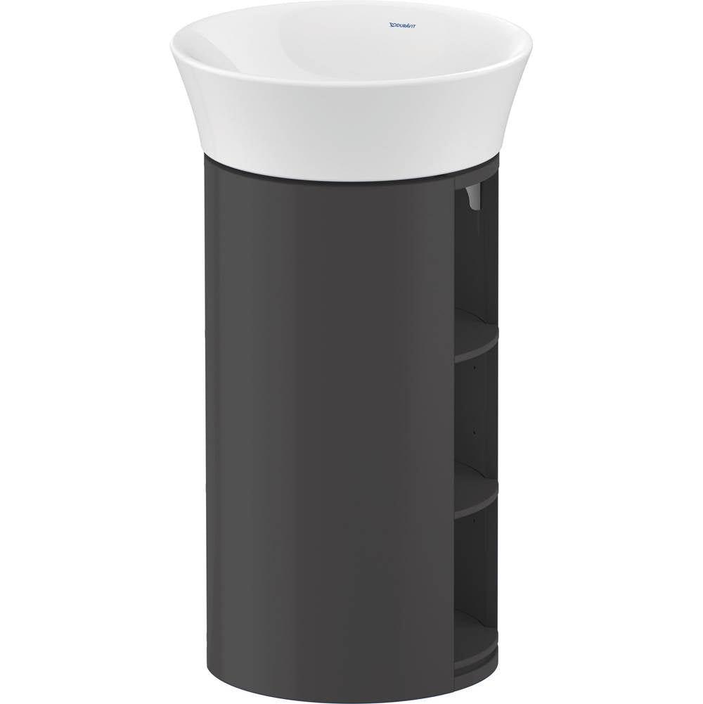 Duravit - White Tulip Floorstanding Vanity Unit Graphite - Graphite High Gloss