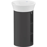 Duravit - White Tulip Floorstanding Vanity Unit Graphite - Graphite High Gloss