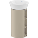 Duravit - White Tulip Floorstanding Vanity Unit Stone Gray - Stone Gray High Gloss