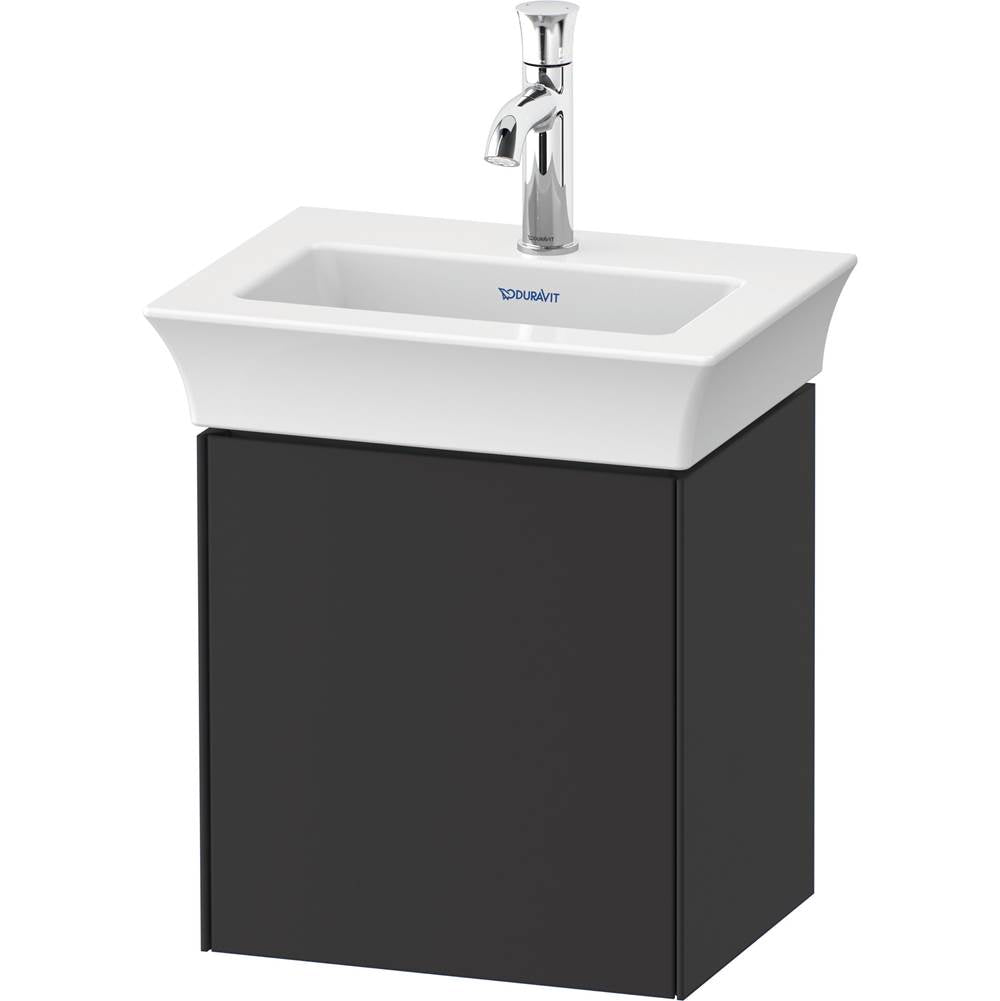 Duravit - White Tulip Wall-Mounted Vanity Unit Graphite - Graphite Satin Matte