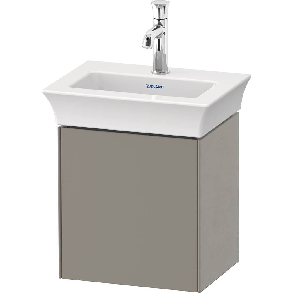 Duravit - White Tulip Wall-Mounted Vanity Unit Stone Gray - Stone Gray Satin Matte