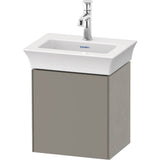 Duravit - White Tulip Wall-Mounted Vanity Unit Stone Gray - Stone Gray Satin Matte