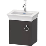Duravit - White Tulip Wall-Mounted Vanity Unit Graphite - Graphite Satin Matte