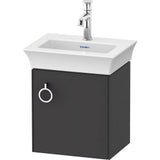 Duravit - White Tulip Wall-Mounted Vanity Unit Graphite - Graphite Satin Matte