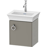 Duravit - White Tulip Wall-Mounted Vanity Unit Stone Gray - Stone Gray Satin Matte