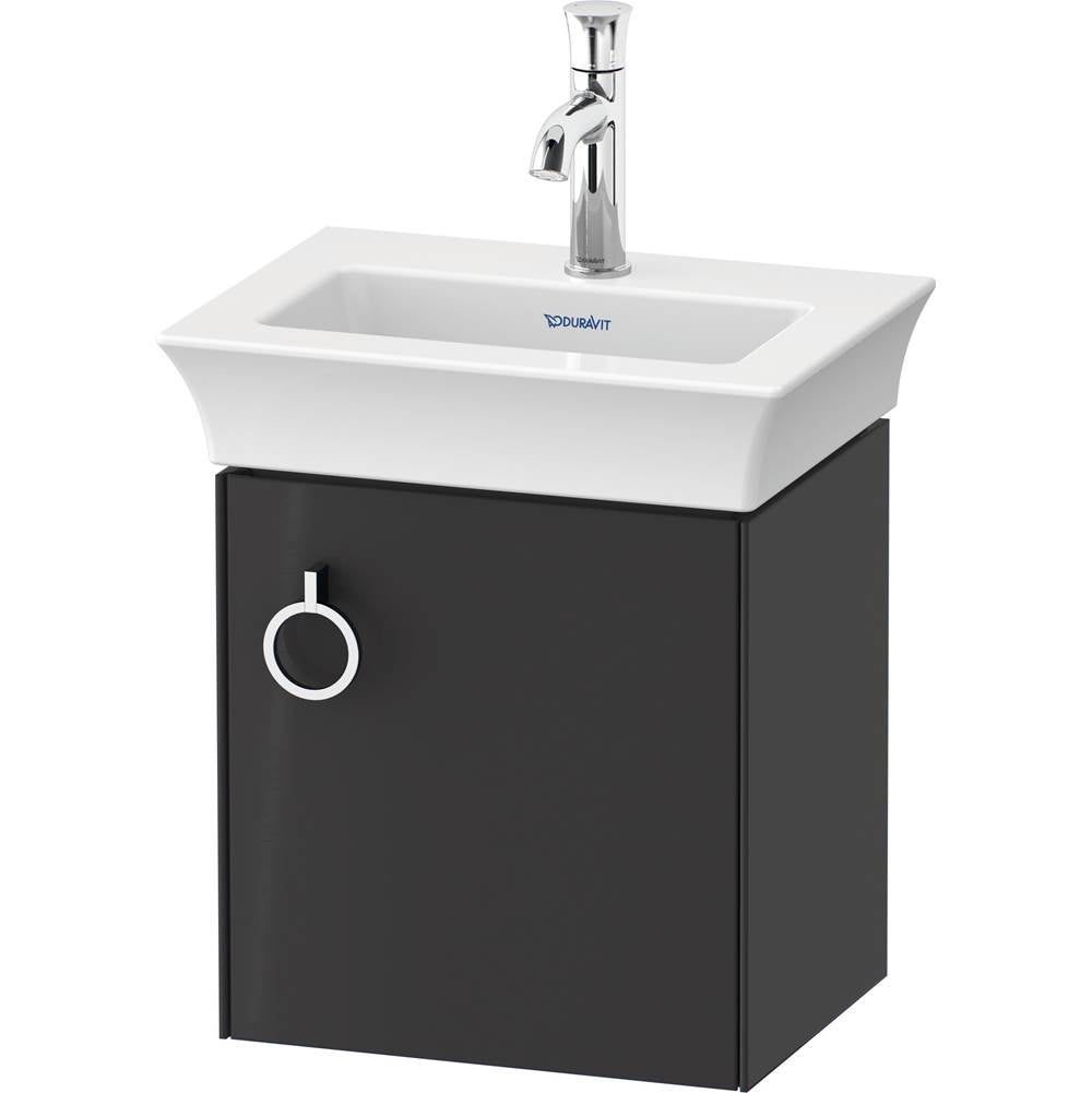 Duravit - White Tulip Wall-Mounted Vanity Unit Graphite - Graphite High Gloss