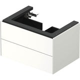 White Tulip Wall-Mounted Vanity Unit White Satin Matte