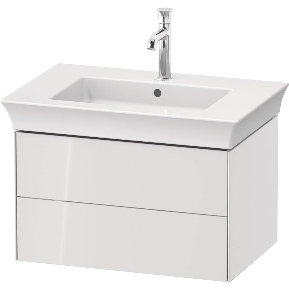 Duravit - White Tulip Wall-Mounted Vanity Unit White High Gloss - White High Gloss