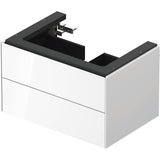White Tulip Wall-Mounted Vanity Unit White Satin Matte