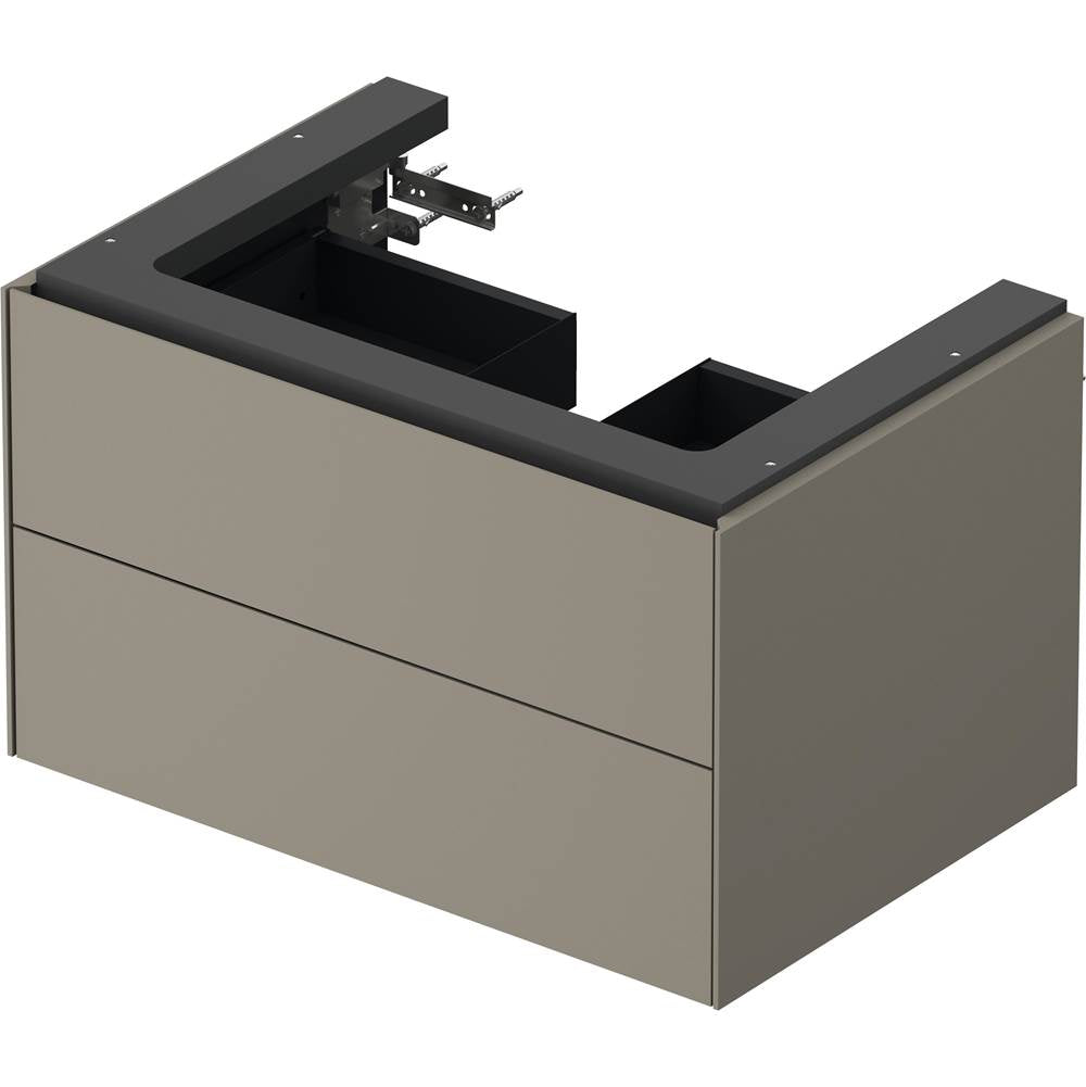 White Tulip Wall-Mounted Vanity Unit White Satin Matte