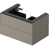 White Tulip Wall-Mounted Vanity Unit White Satin Matte