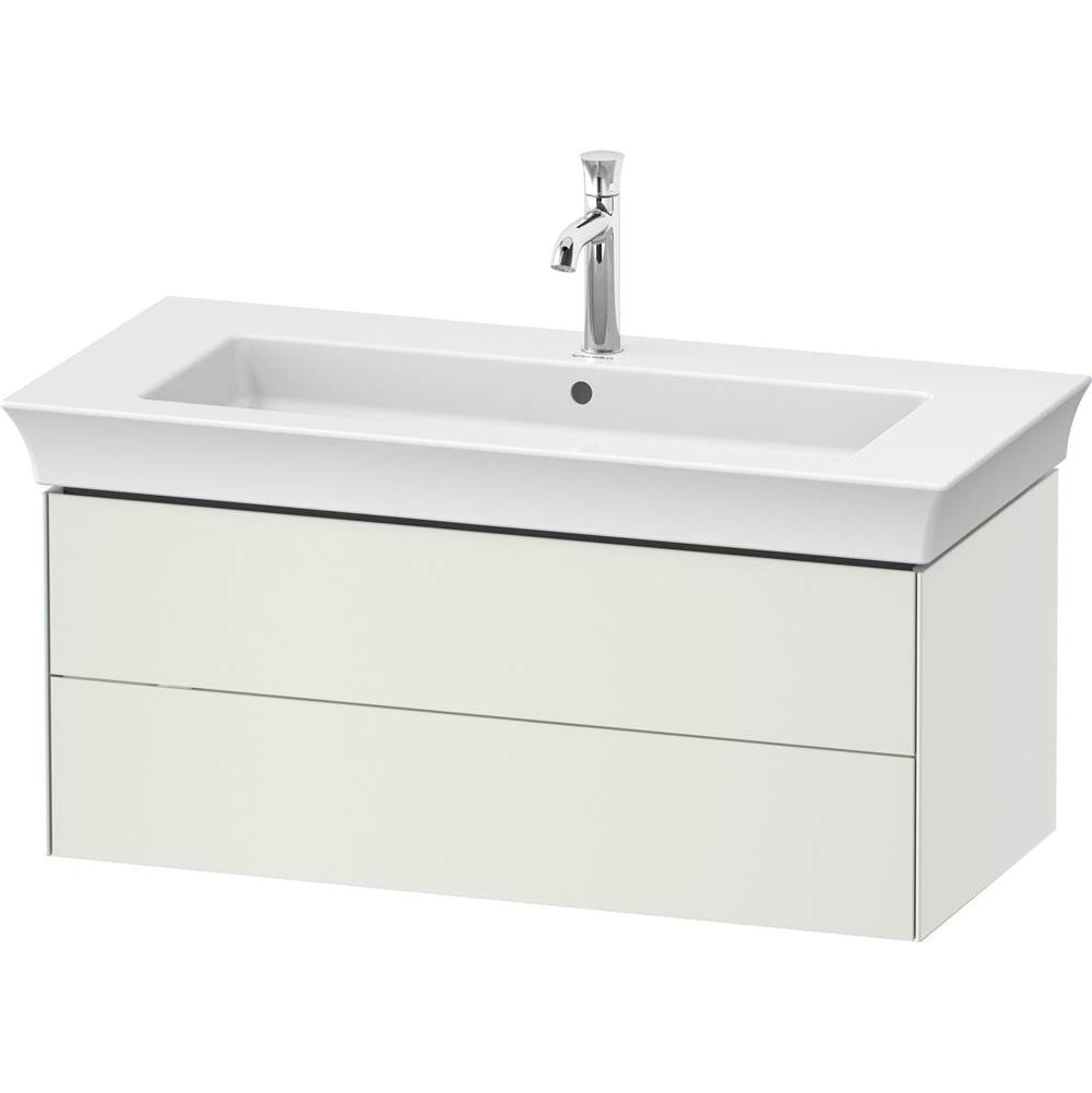 Duravit - White Tulip Wall-Mounted Vanity Unit White Satin Matte - White Satin Matte