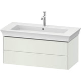 Duravit - White Tulip Wall-Mounted Vanity Unit White Satin Matte - White Satin Matte