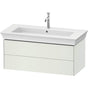 Duravit - White Tulip Wall-Mounted Vanity Unit White Satin Matte - White Satin Matte