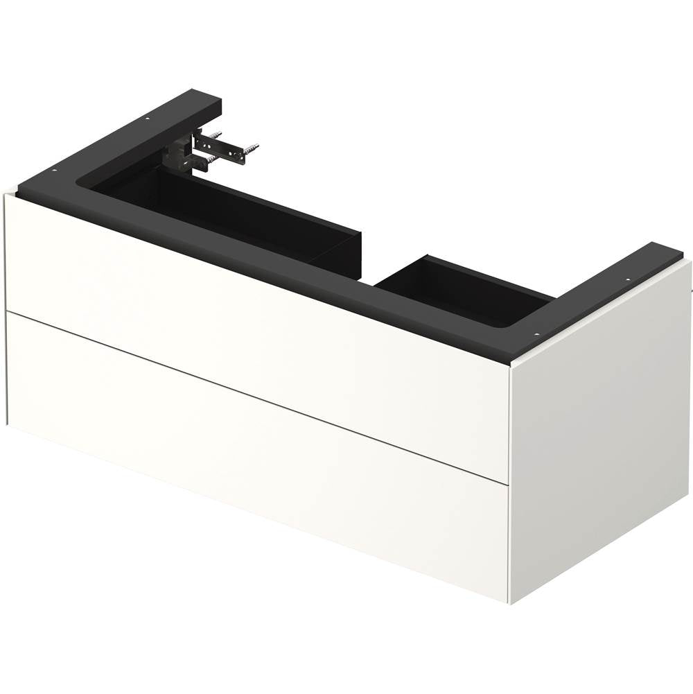 White Tulip Wall-Mounted Vanity Unit White Satin Matte