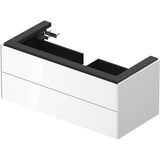 White Tulip Wall-Mounted Vanity Unit White Satin Matte