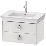 Duravit - White Tulip Wall-Mounted Vanity Unit White High Gloss - White High Gloss