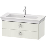 Duravit - White Tulip Wall-Mounted Vanity Unit White Satin Matte - White Satin Matte