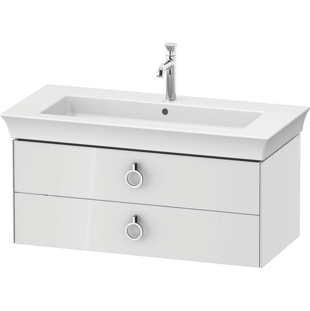 Duravit - White Tulip Wall-Mounted Vanity Unit White High Gloss - White High Gloss
