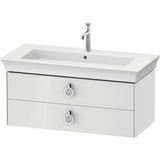 Duravit - White Tulip Wall-Mounted Vanity Unit White High Gloss - White High Gloss