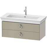 Duravit - White Tulip Wall-Mounted Vanity Unit Stone Gray High Gloss - Stone Gray High Gloss