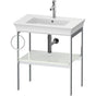 Duravit - White Tulip Floorstanding Metal Console White Satin Matte - White Satin Matte