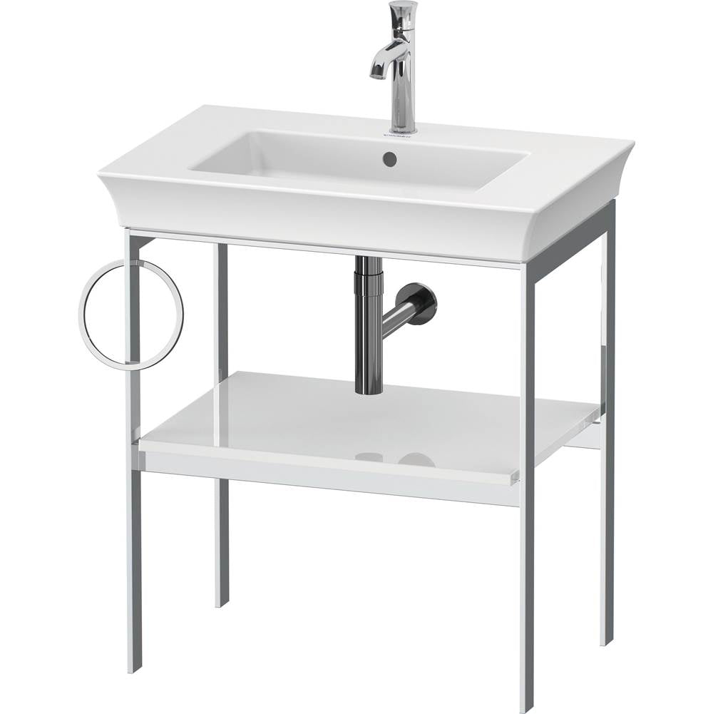 Duravit - White Tulip Floorstanding Metal Console White High Gloss - White High Gloss