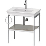 Duravit - White Tulip Floorstanding Metal Console Stone Gray Satin Matte - Stone Gray Satin Matte